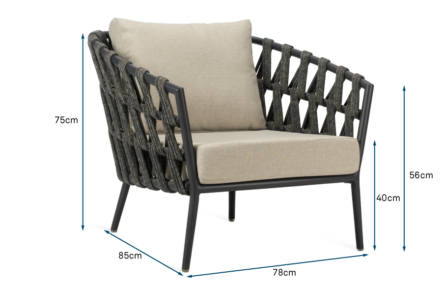 Leo Lounge Chair Almond Leo Lounge Chair Almond