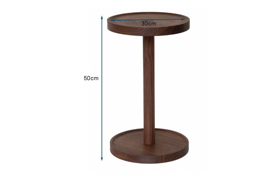 Cooper Side Table Walnut