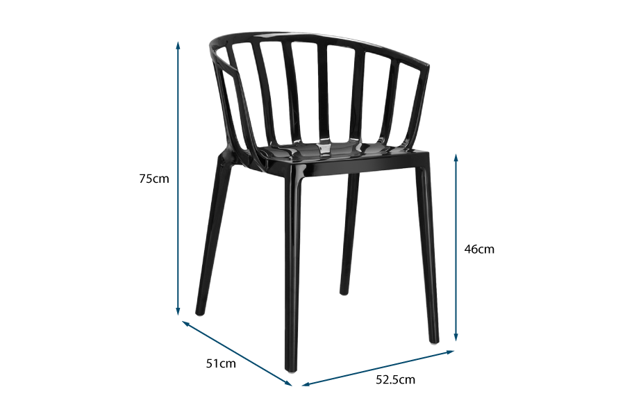Venice Chair Black Venice Chair Black