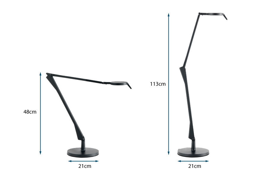 Tall sales desk lamp