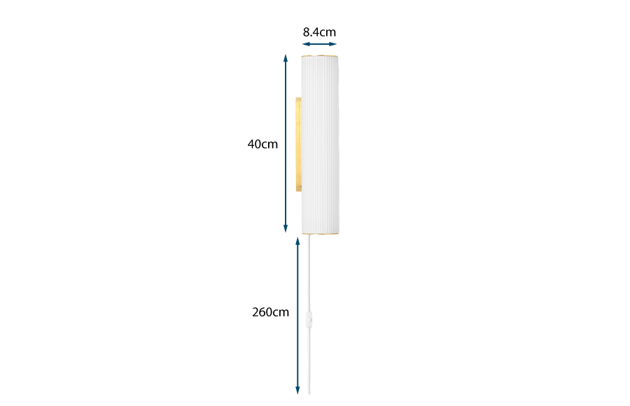 Vuelta LED Wall Lamp White Vuelta LED Wall Lamp White