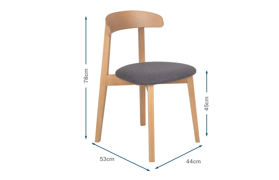 Lewis Pair of Dining Chairs