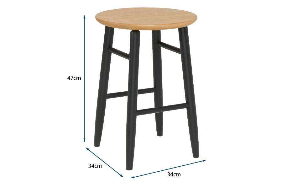 Ercol dressing store table stool