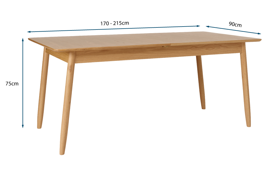 Teramo Extending Dining Table Medium