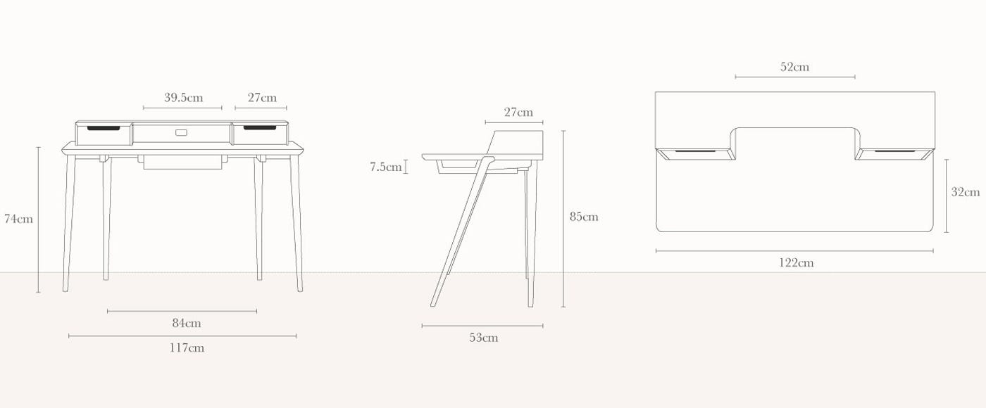 Ercol treviso Desk