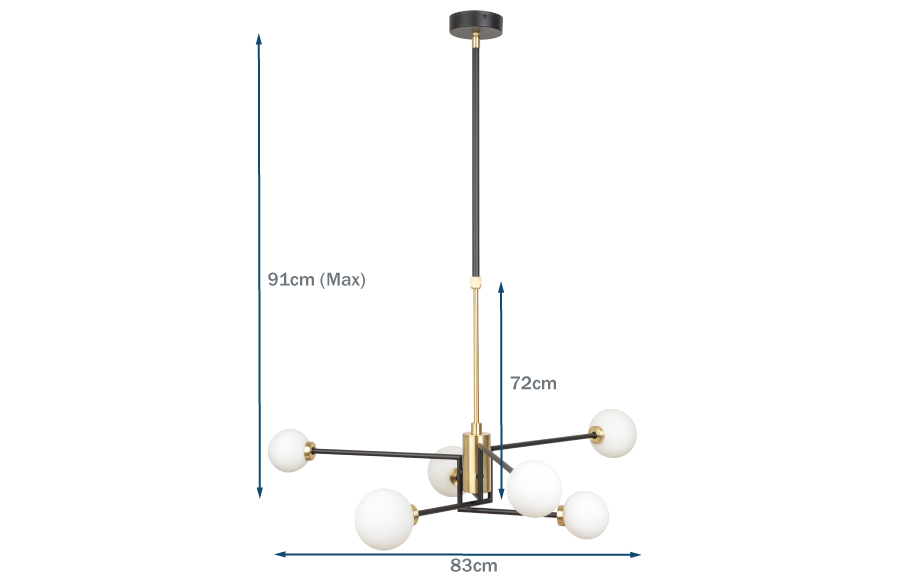 Balance Multi Arm Chandelier