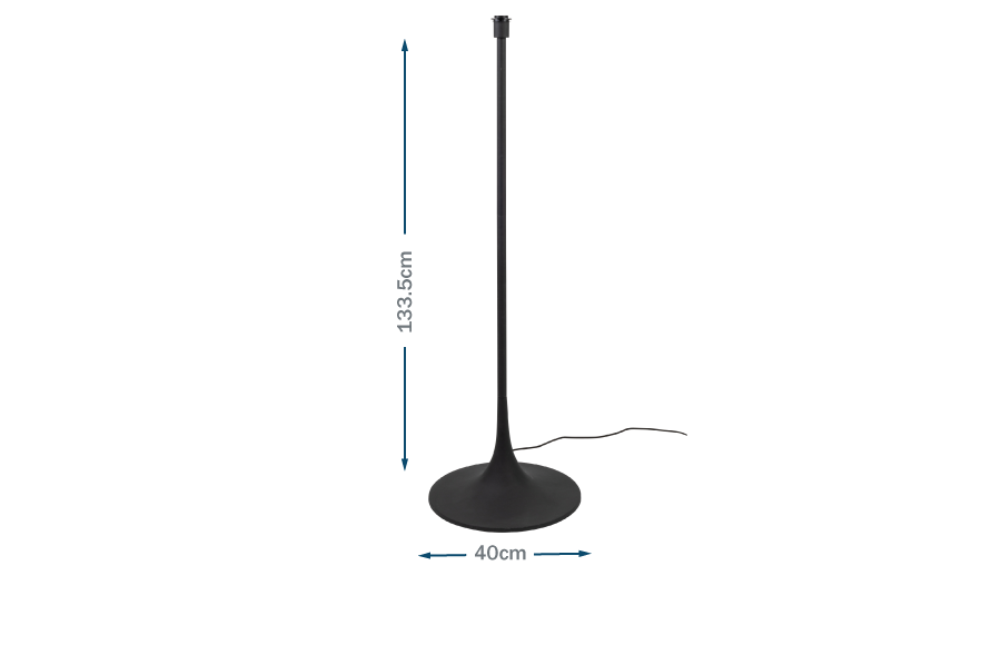 Flute Floor Lamp Base Flute Floor Lamp Base