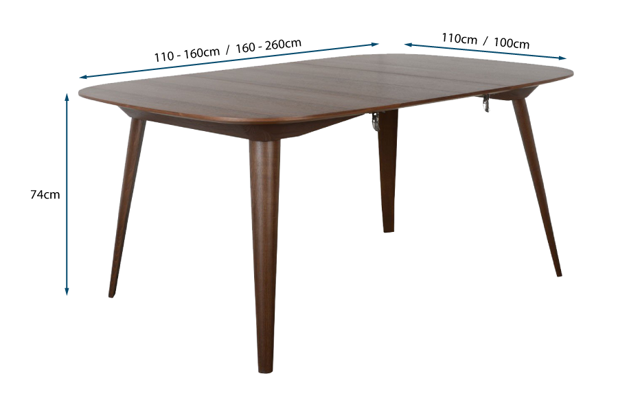 Bridge Extending Dining Table