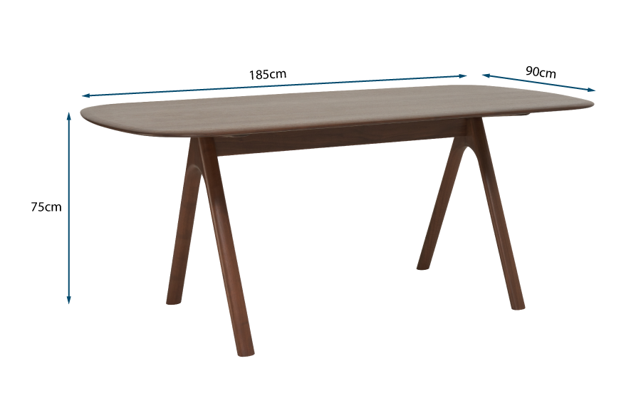 Corso Dining Table Walnut