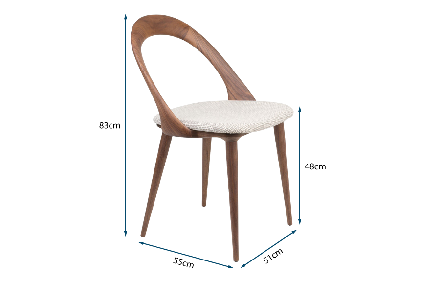 Ester Chair Walnut Var. I 602 Ester Chair Walnut Var. I 602
