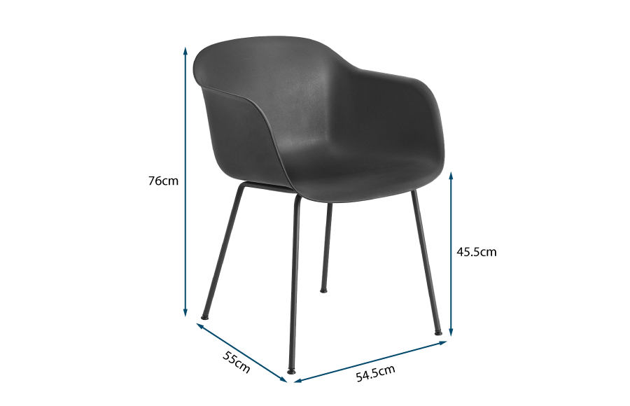 Fiber Armchair Tube Base Fiber Armchair Tube Base