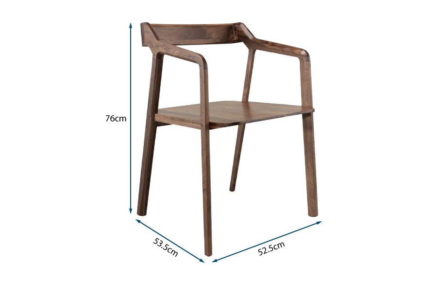 Kundera Chair Walnut Kundera Chair Walnut