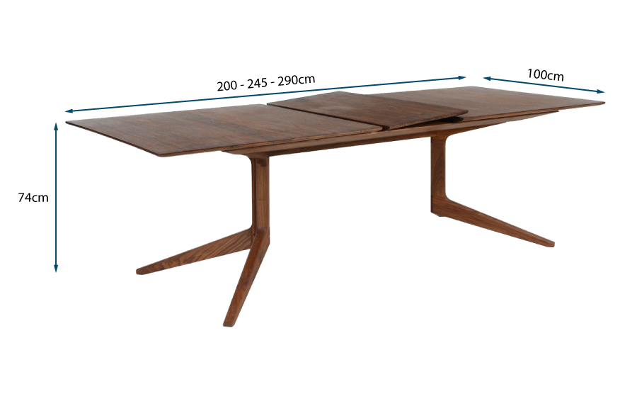 Light Extending Dining Table