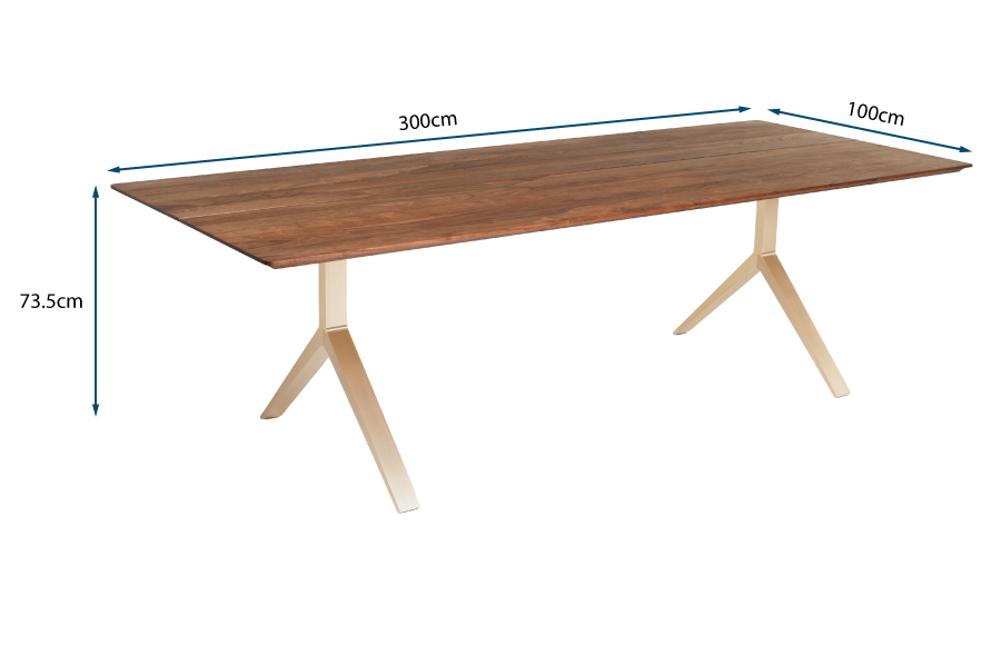 Overton Table 10-12 Seater