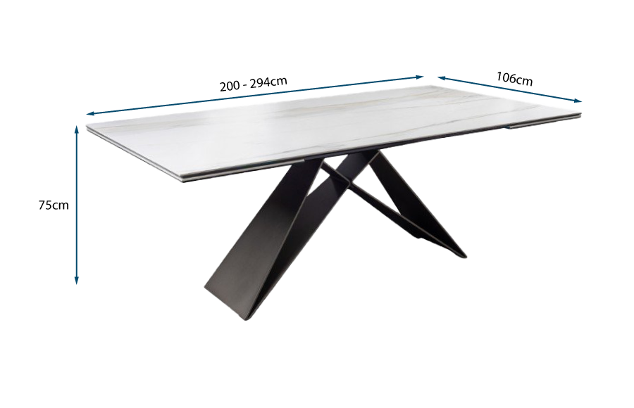 Premier Keramik Drive Extending Table Premier Keramik Drive Extending Table