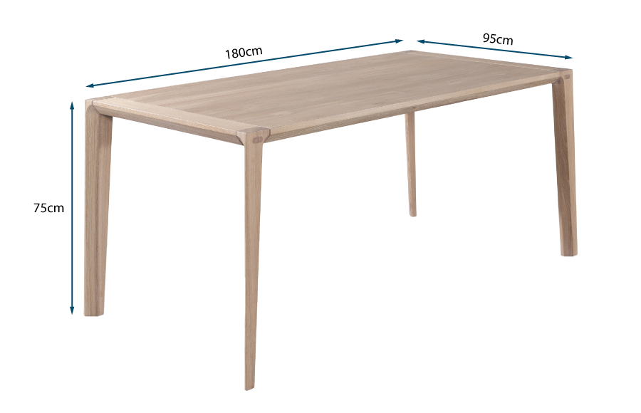 Raia Dining Table Oak Raia Dining Table Oak