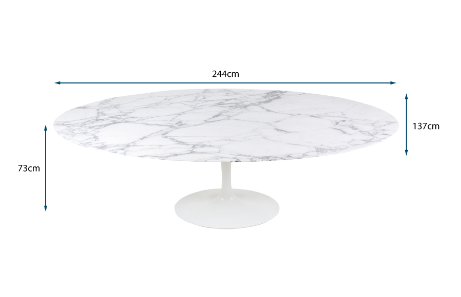 Saarinen Tulip Oval Dining Table Extra Large Saarinen Tulip Oval Dining Table Extra Large