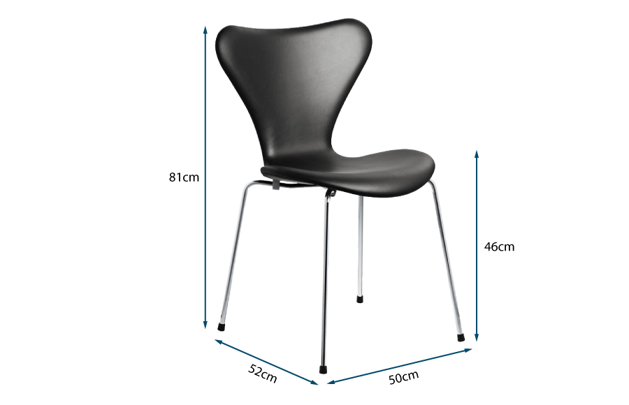 Series 7 Chair Black Leather