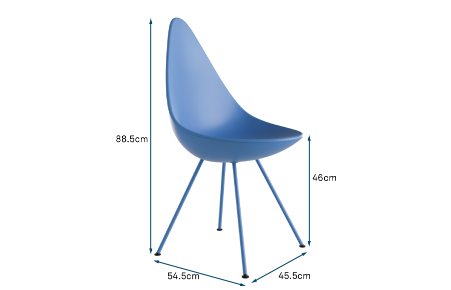 Drop Chair Monochrome Legs Drop Chair Monochrome Legs