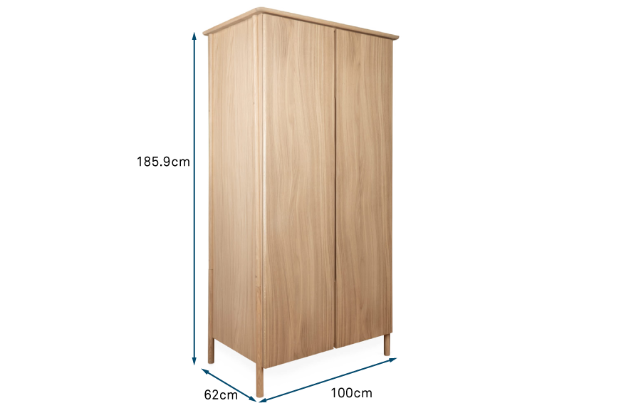 Eden 2 Door Wardrobe