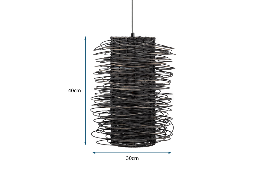Rattan Scribble Pendant Light Rattan Scribble Pendant Light